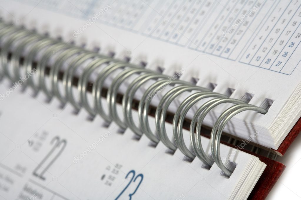Spiral calendar reminder. — Stock Photo © izi1947 2872443