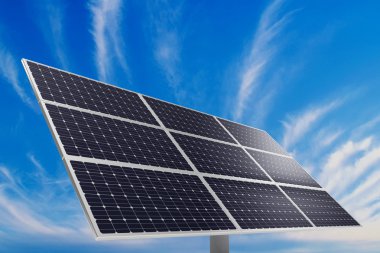 Solar power plant clipart