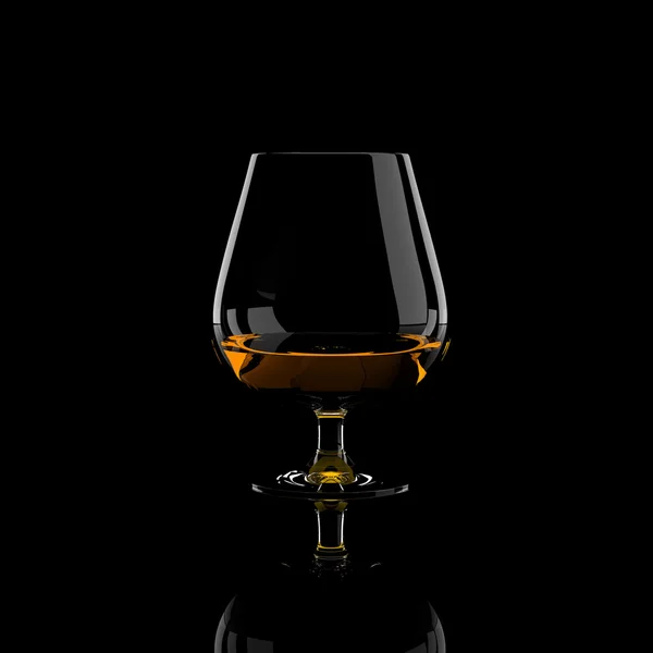 stock image Snifter glass of cognac