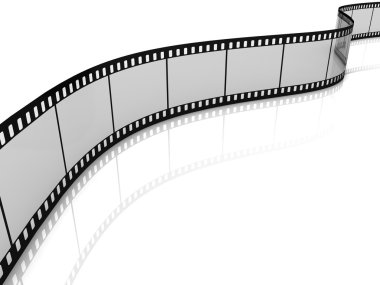 Blank film strip clipart