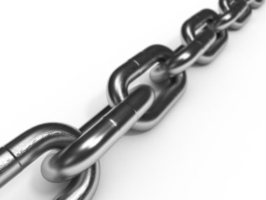 Close-up of iron chain clipart