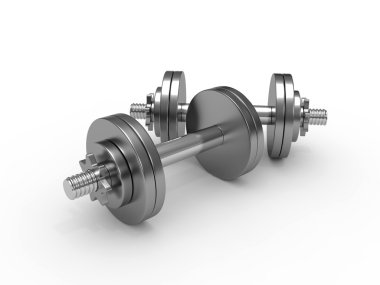 Dumbbell weights clipart