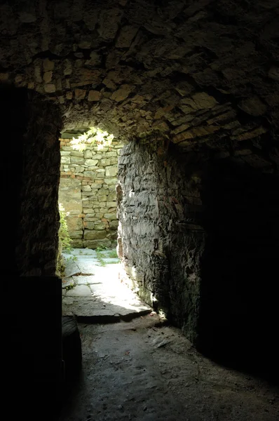 Eski evin girişine — Stok fotoğraf