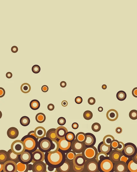 Retro seamless coffee-coloured texture — Stock Vector