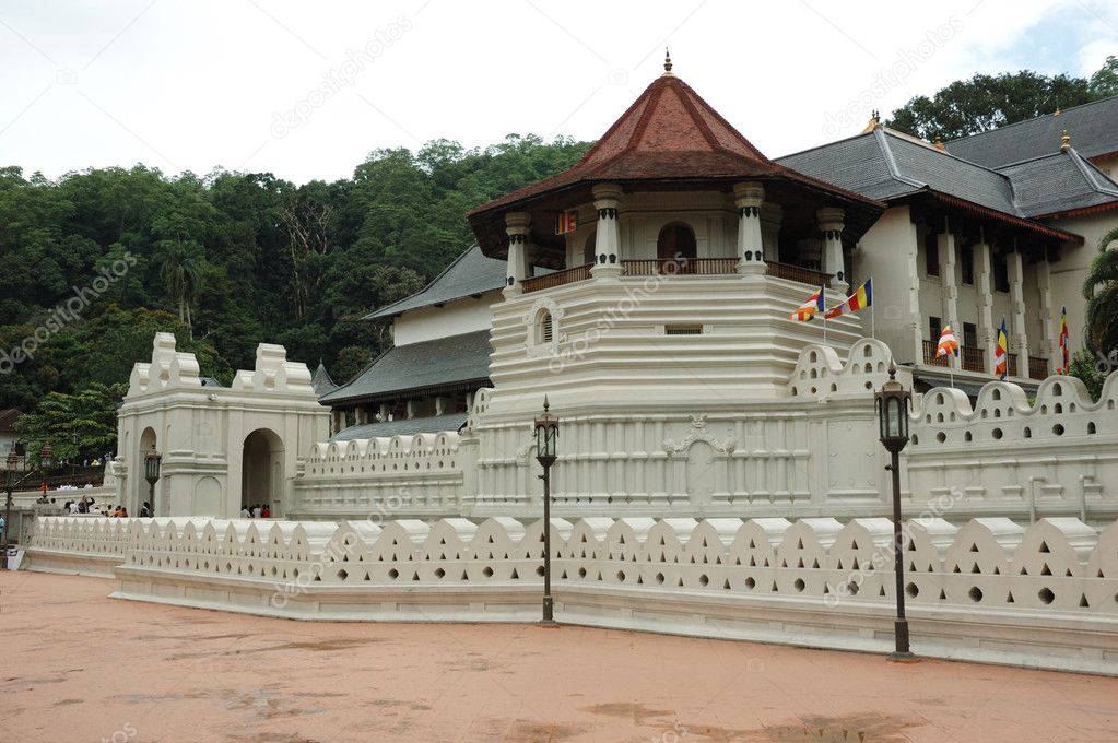 Famous Buddha Temple of the Sacred Tooth Relic ,Sri Lanka