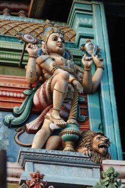 Vishnu - Supreme God in the Vaishnavite tradition of Hinduism clipart