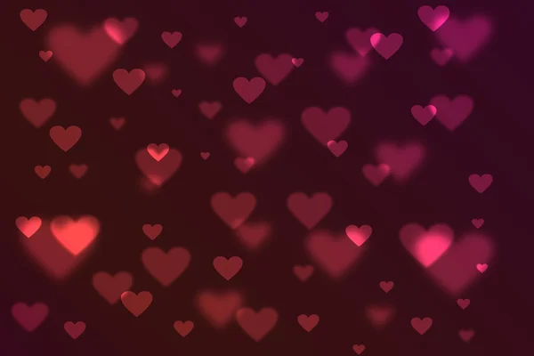 Valentinstag Hintergrund Bokeh — Stockfoto