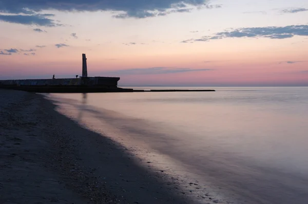 Гарний схід сонця Чорного моря — стокове фото