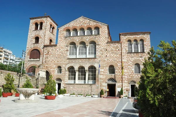 Chiesa ortodossa bizantina di Aghios Demetrios a Salonicco, G — Foto Stock