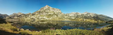 Popovo Lake and Jangal mountain in Pirin National Park,Bulgaria clipart