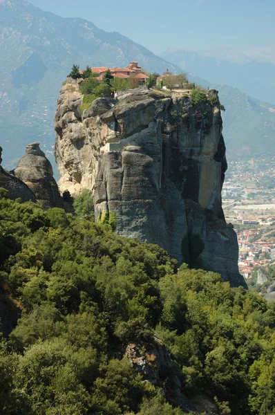 Μονή Αγίας Τριάδας (Αγίας Τριάδας) ροκ, Μετέωρα, Ελλάδα — Φωτογραφία Αρχείου