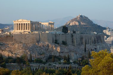Acropolis, famous landmark in Athens,Greece, Balkans clipart