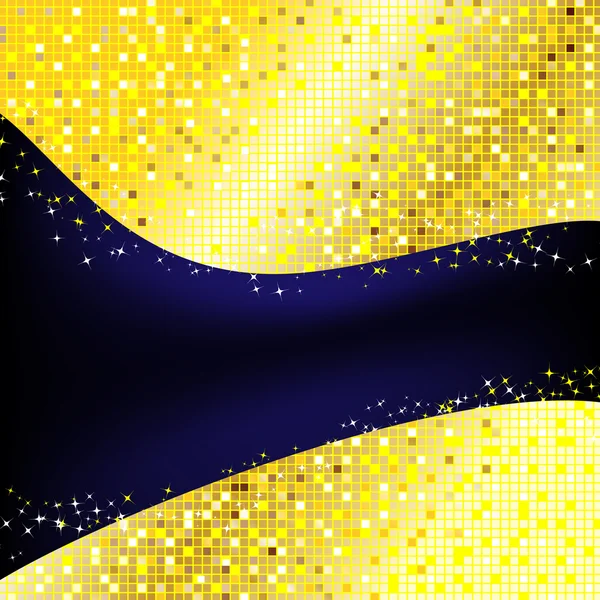 Fond pixel doré — Image vectorielle