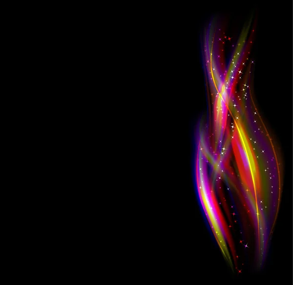 Flammes mystiques — Image vectorielle