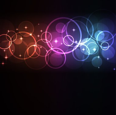 Abstract glowing background clipart