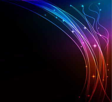 Abstract glowing background clipart