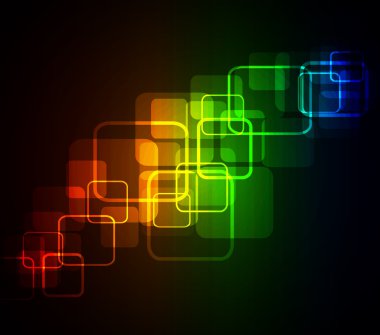 Abstract glowing background clipart