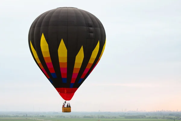 stock image Hot air baloon floating