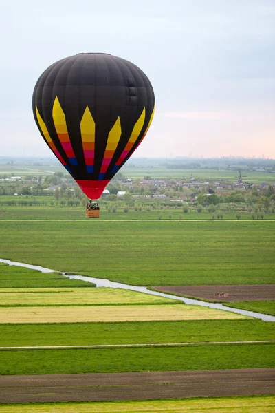 stock image Hot air baloon floating