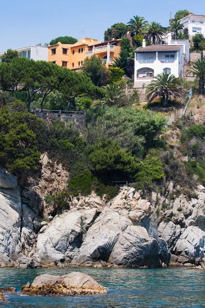 Villas en costa del mar — Foto de Stock