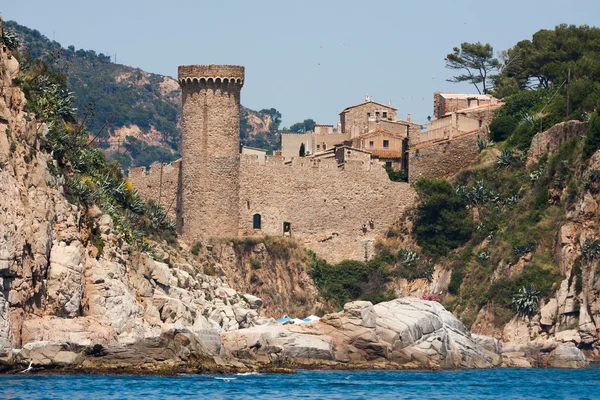 Castillo en la costa del mar — Foto de Stock