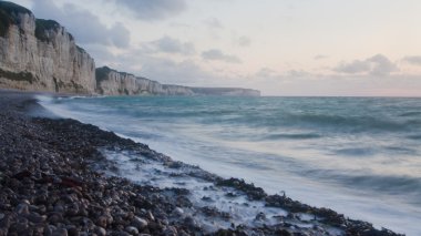 North coast, Fransa. gün batımı