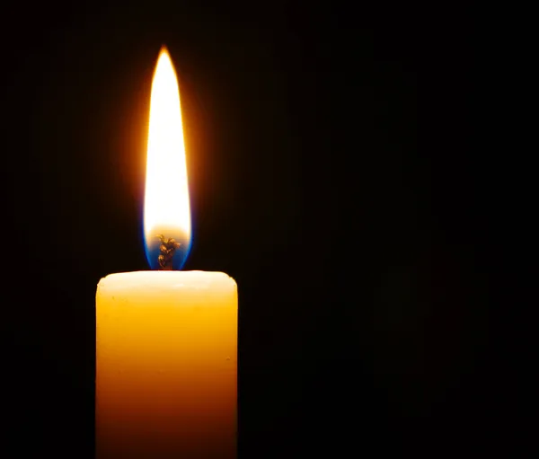 Burning candle Stock Photo