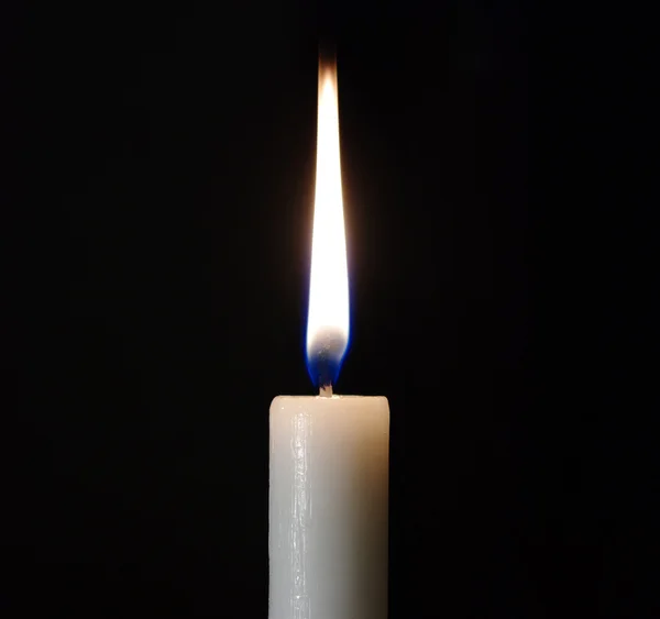 Горить свічка — стокове фото