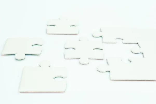 Elementos puzzle — Fotografia de Stock