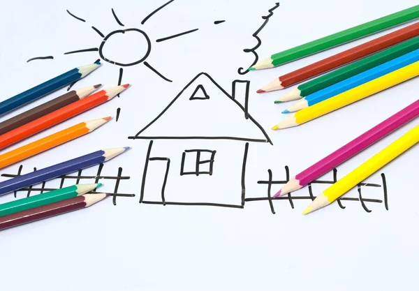 Stock image Children's drawing