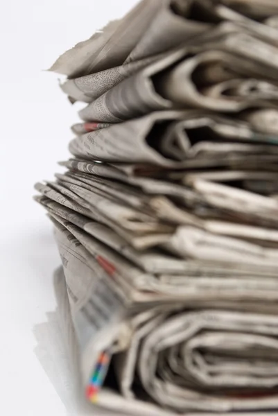 Newspapers stack — Stock Photo, Image