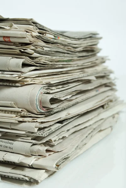 Newspapers stack — Stock Photo, Image