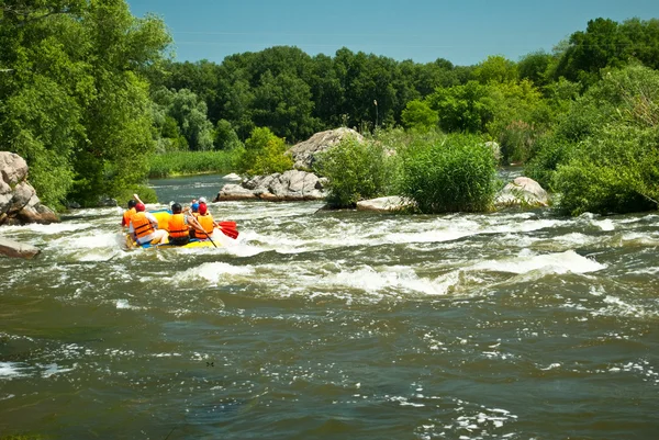 Kayak. Rafting . — Foto de Stock
