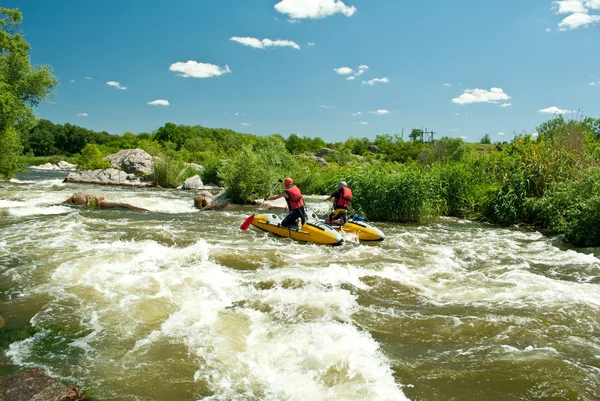 Kayak. Rafting . — Foto Stock