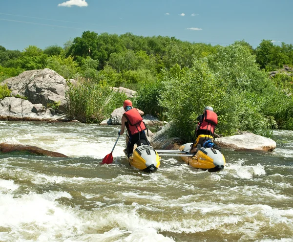 Kayak. Rafting . — Foto de Stock