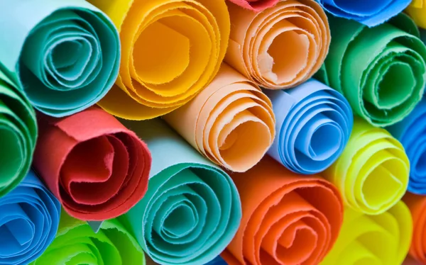Многоцветная бумага — стоковое фото