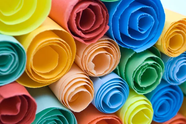 Kağıt rulo multicolour — Stok fotoğraf