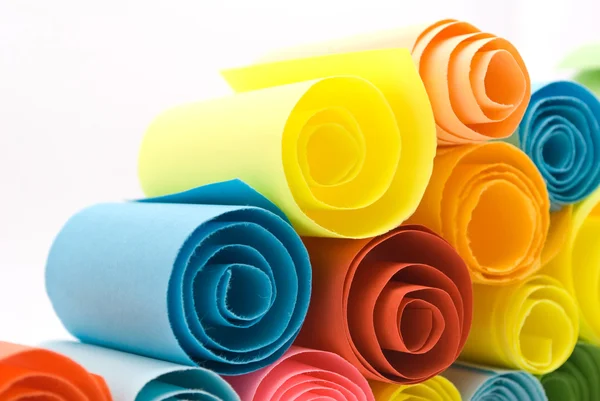 Многоцветные бумаги — стоковое фото