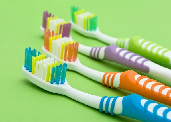 Colourful toothbrushes — Stock Photo, Image