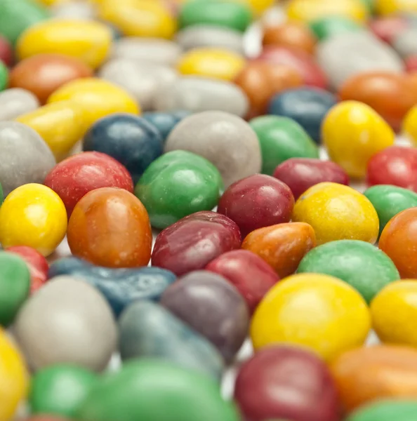 Colorful chocolat tabs close-up — Stock Photo, Image