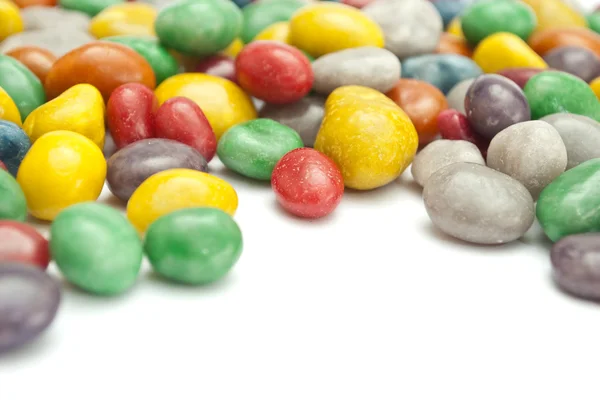 Tabs coloridos de chocolate close-up — Fotografia de Stock