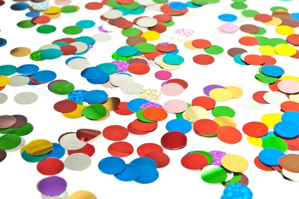 Close up of confetti — Stock Photo, Image