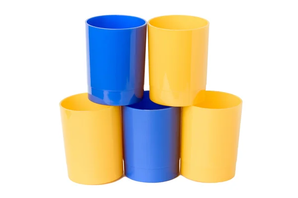 stock image Plastic cups