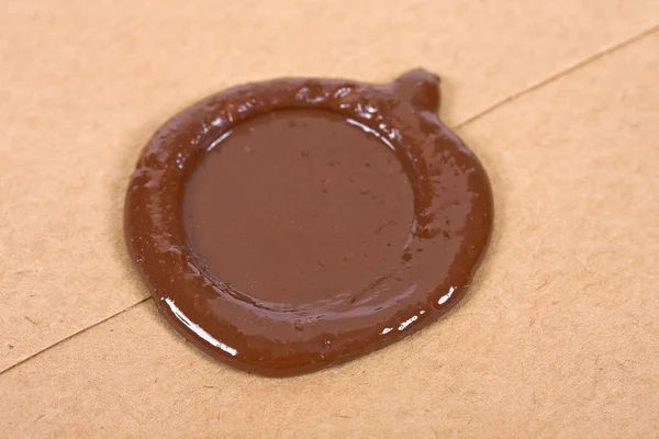 Empty sealing wax stamp — Stock Photo, Image