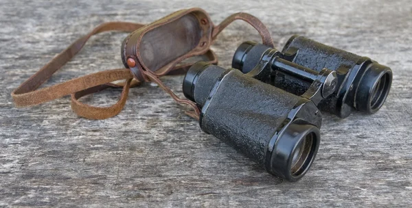 Old army field binocular — Stock Photo, Image