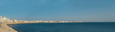 Panoramic view of Cadiz clipart