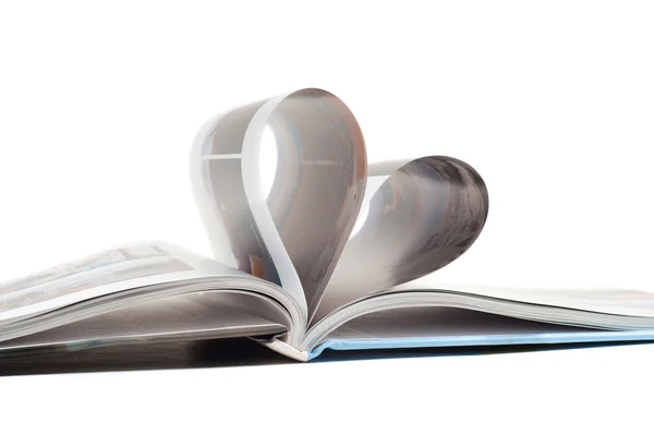 Heart in book Stock Picture