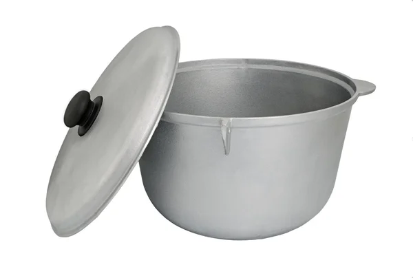 Aluminium kettle — Stock Photo, Image