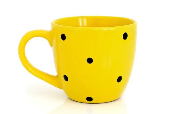 Žlutá pohár — Stock fotografie