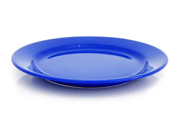 Blue plate — Stock Photo, Image